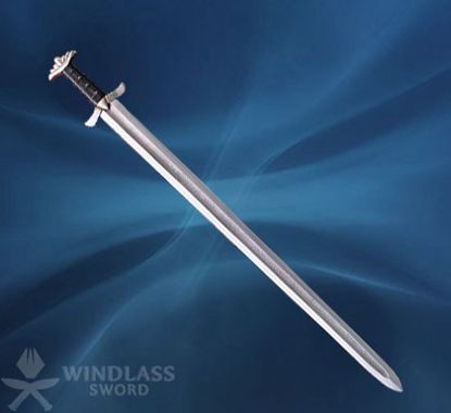 Pakistan Claymore Sword Silver Nickel silver finish guard and pommel 39 7/8" ove